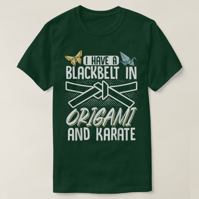 Origami Master Paper Faltcraft Crane I T-Shirt (Design vorne)