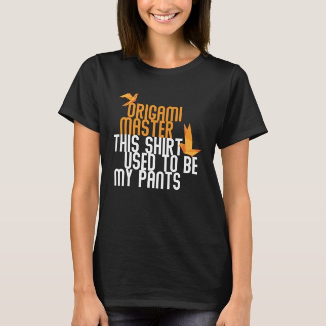Origami Master Paper Folding Technology T-Shirt (Vorderseite)