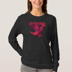 Origami Paper Dragon - Origami Polygon Japanisch f T-Shirt
