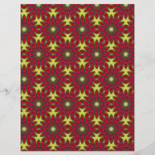 Origami-Papier Gelb Rot Anpassbar Hobby Kunst Flyer