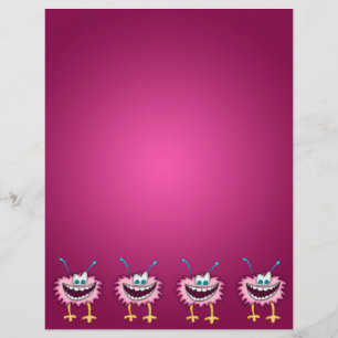 Origami-Papier Rosa Lila Anpassbares Hobby Kunst Flyer