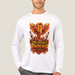 Origami-Phönix Halloween Tri-Blend Shirt