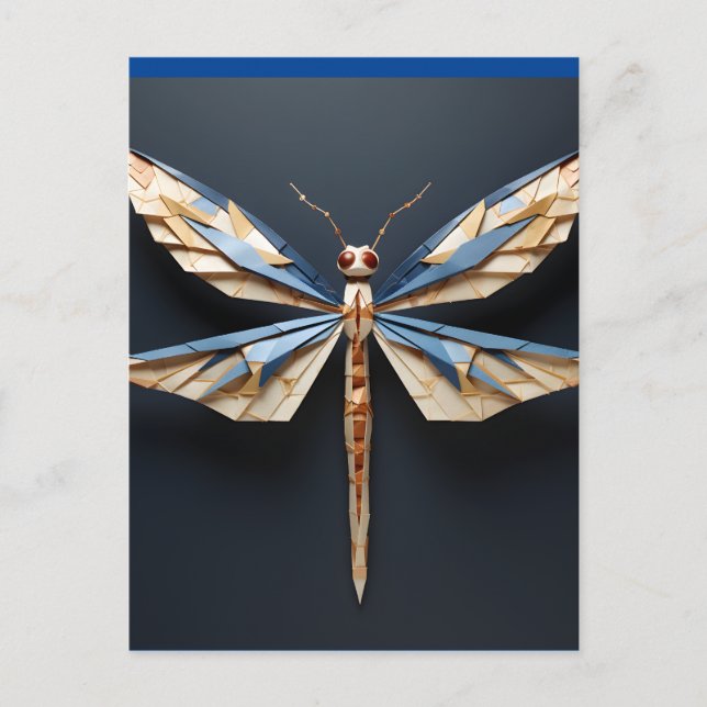 Origami Postkarte (Vorderseite)