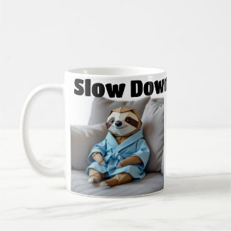Origami Sloth "Slow Down" Kaffeetasse