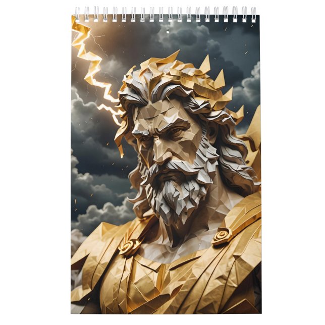 Origami Zeus Griechische Mythologie Gott Kalender (Titelbild)