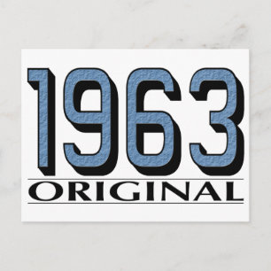 Original 1963 postkarte