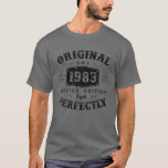 Original 1983 40 Years Old 40Th Birthday Gifts For T-Shirt<br><div class="desc">Original 1983 40 Years Old 40Th Birthday Gifts For</div>