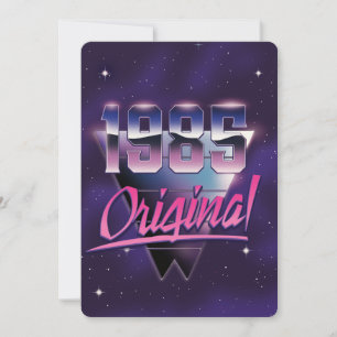 Original 1985 dankeskarte