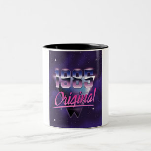 Original 1985 zweifarbige tasse