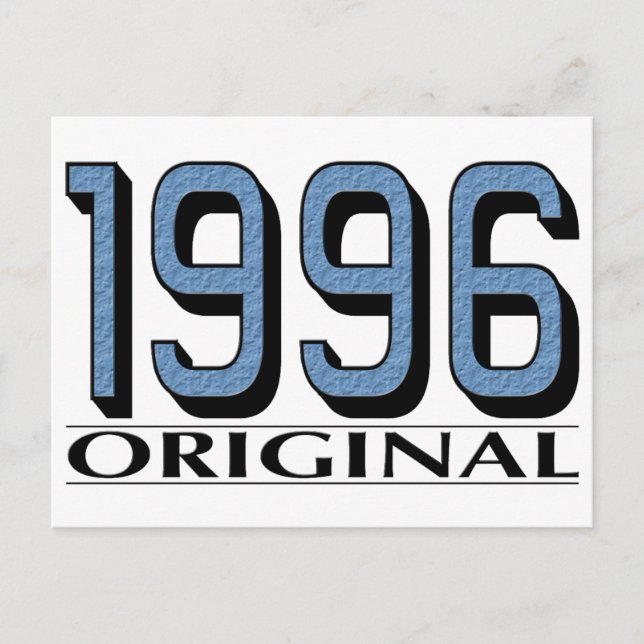 Original 1996 postkarte (Vorderseite)