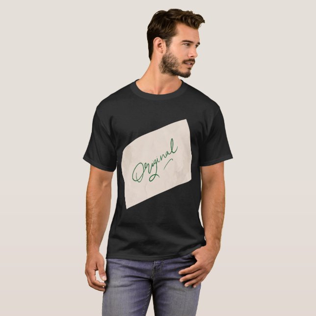 Original 1 Herren Dunkles T-Shirt (Vorne ganz)