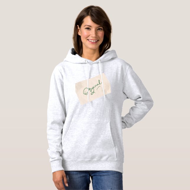 Original 1 Sweat à capuche pour femme Ash (Devant entier)