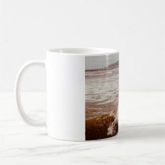 Original 80er Jahre Foto des Surfens in San Diego. Kaffeetasse