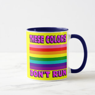 Original 8 Streifen Flag LGBT Gay Pride. Tasse