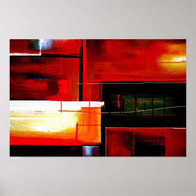 Original Abstrakt Art Print Poster (Vorne)