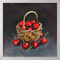 Original Acrylic Red Cherry
