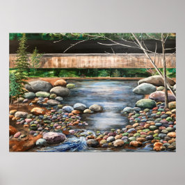 Original Acrylmaler Poster The Brook