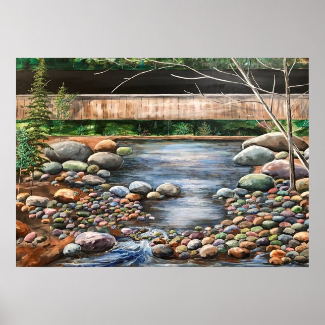 Original Acrylmaler Poster The Brook (Vorne)