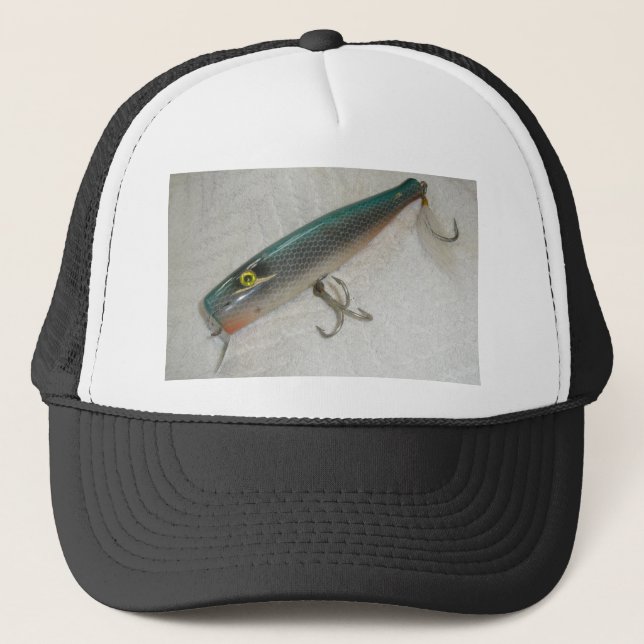 Original AJS Swimmer Saltwater Lure Hat #1 Truckerkappe (Vorderseite)