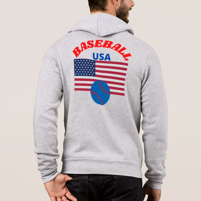 Original AMERICAN Baseball Hoodie (Rückseite)