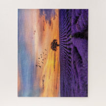 Original Art Lone Tree Friedliche Landschaft