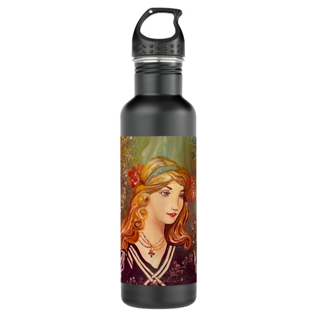 Original Art Water Flasche Edelstahlflasche (Vorderseite)