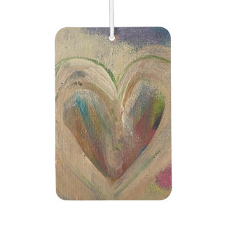 Original Art With Love Quote Car Air Freshener Autolufterfrischer