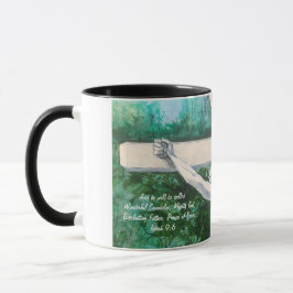 Original Art Work Christmas Isaiah 9:6 Tasse
