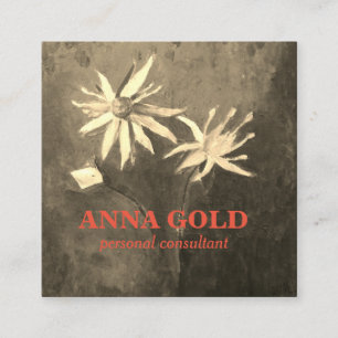 Original Artistic Consulting Square Business Card Quadratische Visitenkarte