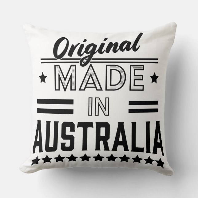 Original aus Australien Kissen (Vorderseite)