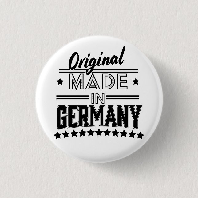 Original aus Deutschland Button (Vorderseite)