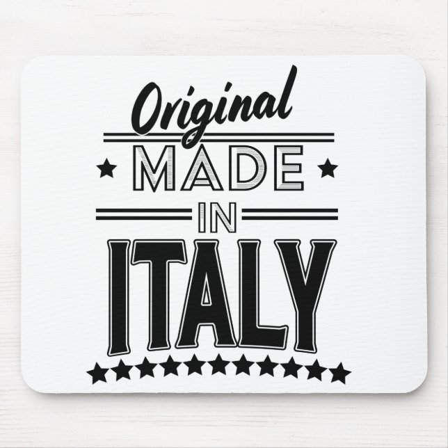 Original aus Italien Logo Mousepad (Vorne)