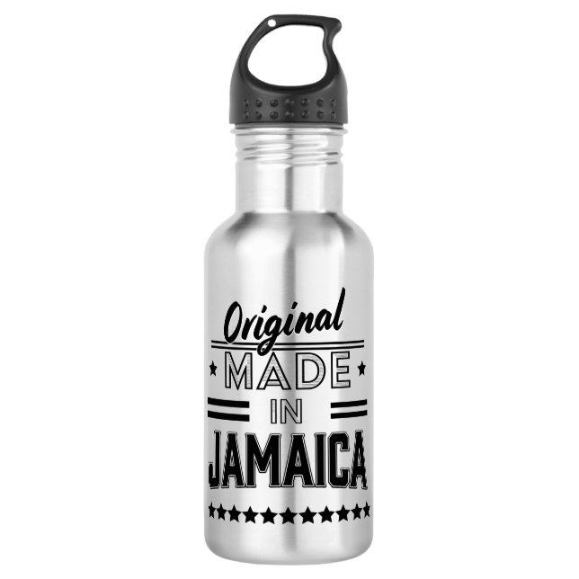Original aus Jamaika Edelstahlflasche (Vorderseite)
