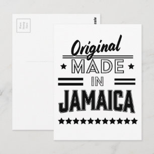 Original aus Jamaika hergestellt Postkarte