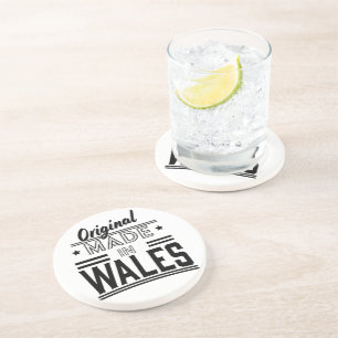 Original aus Wales Getränkeuntersetzer