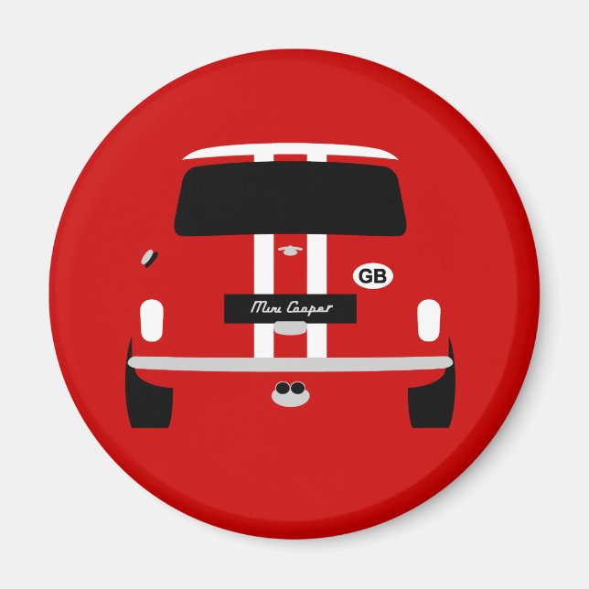 Original Austin Mini Cooper Auto Magnet (Vorne)