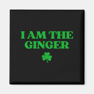 Original bin das Ingwer-Shirt lustiger St. Patrick Magnet