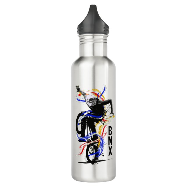 Original Bmx Flatland - Bmx Wasserflasche Edelstahlflasche (Links)