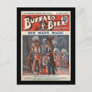 Original Buffalo Bill Bibliothek Nr. 439 Postkarte