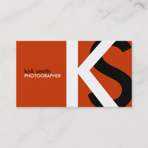 {ORIGINAL} cartes de visite modernes de monogramme