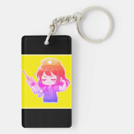 Original Chibi Krankenschwester - Medizinische Krä Schlüsselanhänger