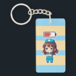 Original Chibi Nurse 3.0 - Powerless Schlüsselanhänger<br><div class="desc">“Even coffee can't save me now.” It's those final ten minutes before clocking out, when your soul has already checked out early. Nurse 3.0 represents every healthcare hero burned out from long shifts, desperately needing to recharge—or just go home to sleep. Elevate your everyday carry with the official Chibi Planet...</div>
