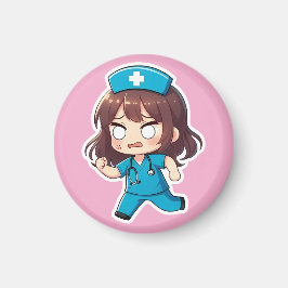 Original Chibi Nurse - The Hectic Shift Magnet