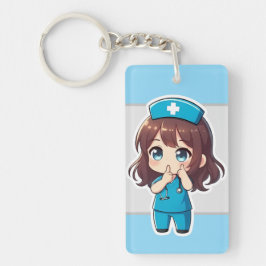 Original Chibi Nurse - The Midnight Hush Schlüsselanhänger