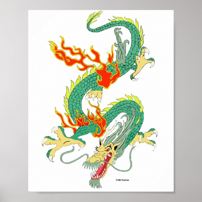 Original Chinese Dragon Poster (Vorne)