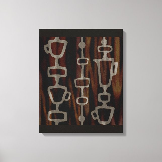 Original-Coffee-Art Leinwanddruck (Vorderseite)