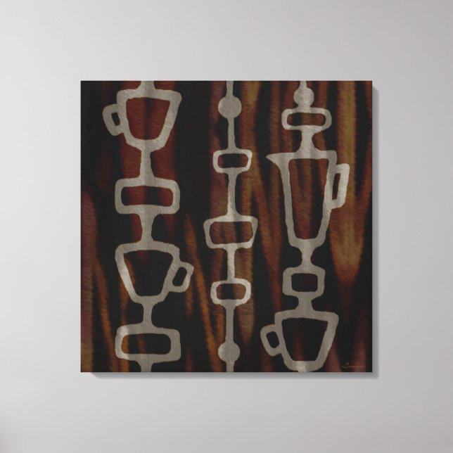 Original-Coffee-Art Leinwanddruck (Vorderseite)
