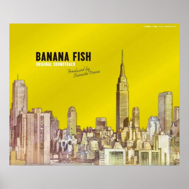 Original Cover of Banana Fish Anime Poster (Vorne)