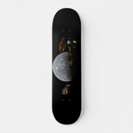 original Custom Print Skateboard # 2 SPACE