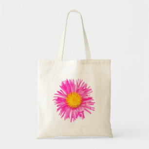 Original cute single PINK FLOWER blossom plant Tragetasche
